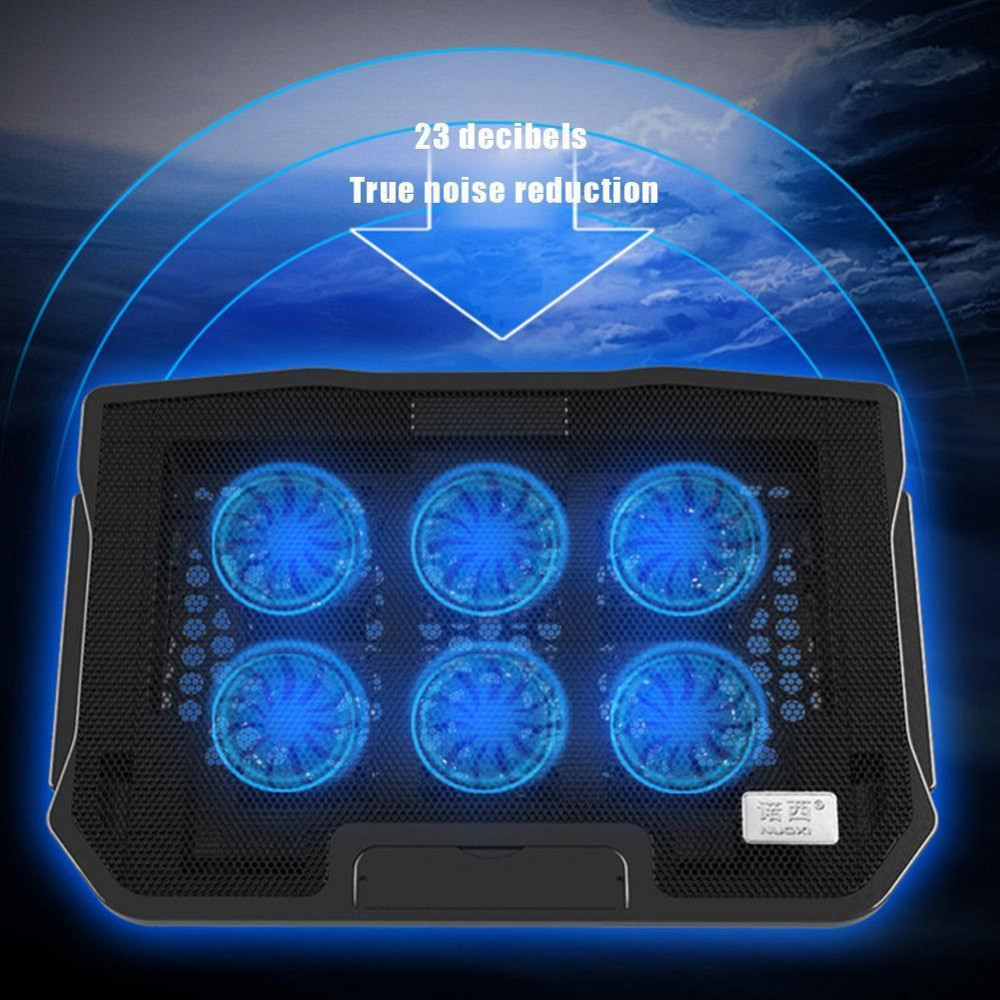 Підставка під ноутбук H9 охолоджуюча з підсвічуванням (до 17") Вінниця - фото 8