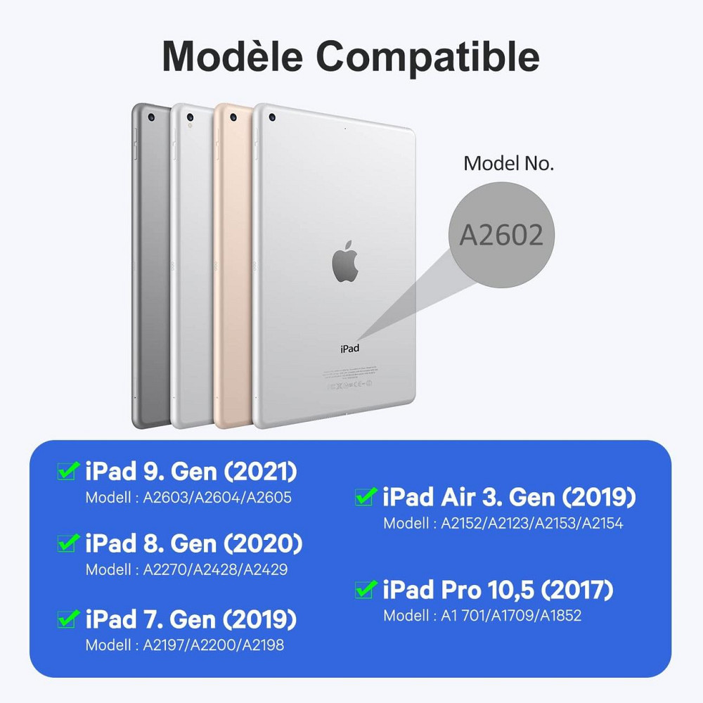 Фірмовий захисний чохол EARTO з Bluetooth клавіатурою для iPad 10.2 (2019/20/21)/pro10.5(2017)/Air 3 10.5 Дніпро - фото 3