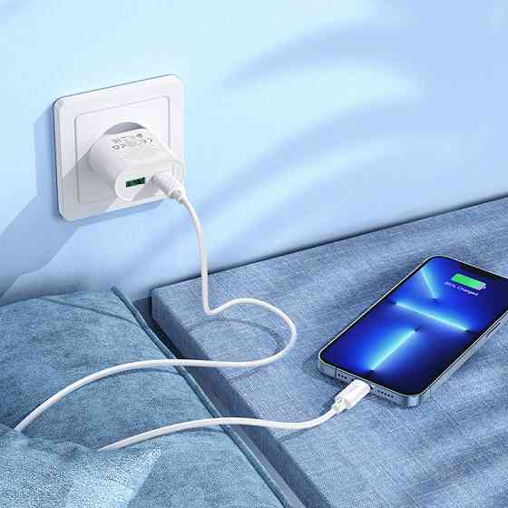 Зарядное устройство HOCO C109A Fighter 20W белое Киев