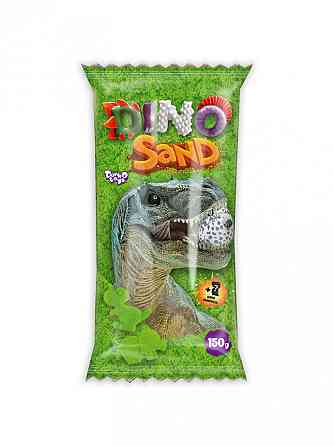 Набір для творчості "Кінетичний пісок "Dino Sand" DS-01-01, 150 г  Зелений Вінниця