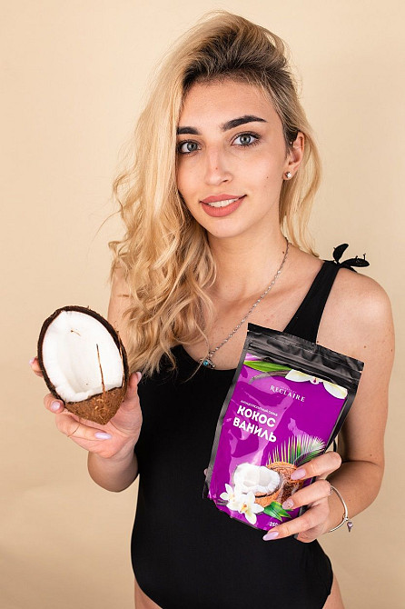 Скраб антицелюлітний Кокос-Ваніль Reclaire 250 мл Київ - фото 4