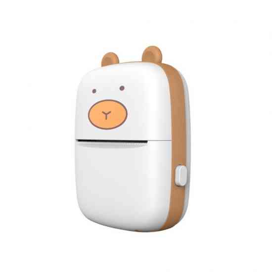 Портативный детский принтер с термопечатью Мишка Винница