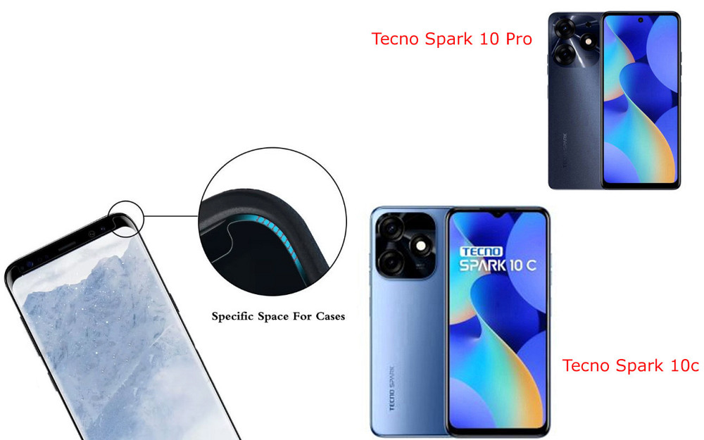 Захисне скло HyperGlass Pro для Tecno Spark 10 Pro (KI7), Spark 10c – максимальна чутливість та захист Київ - фото 3