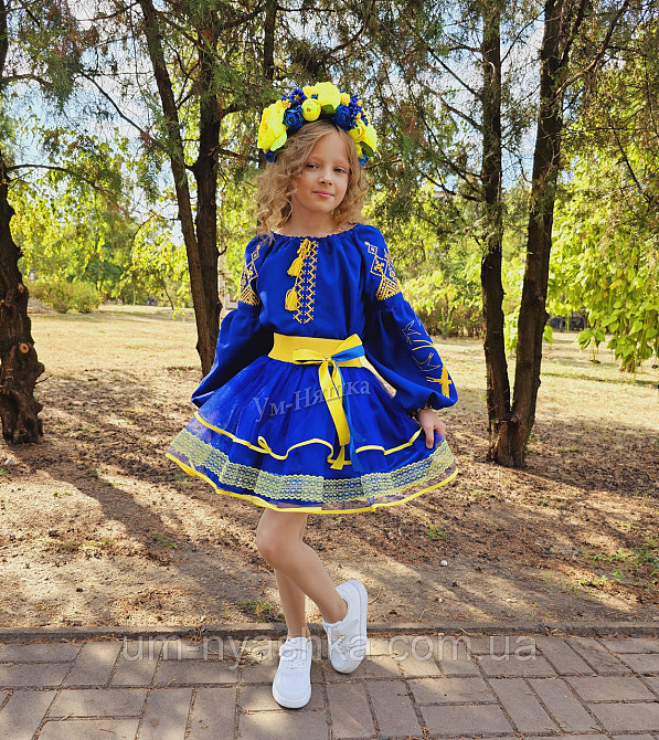 Синя спідниця під вишиванку Кривий Ріг - фото 10
