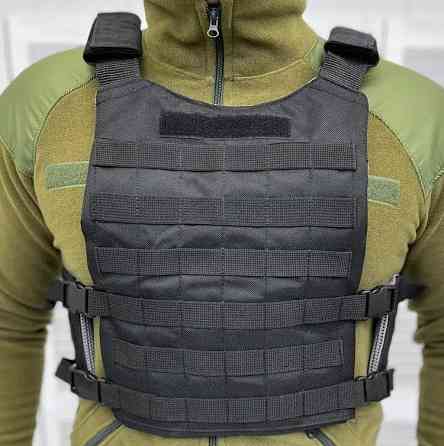 Тактическая плитоноска Lightweight п2-3 без плит (Черный) Винница