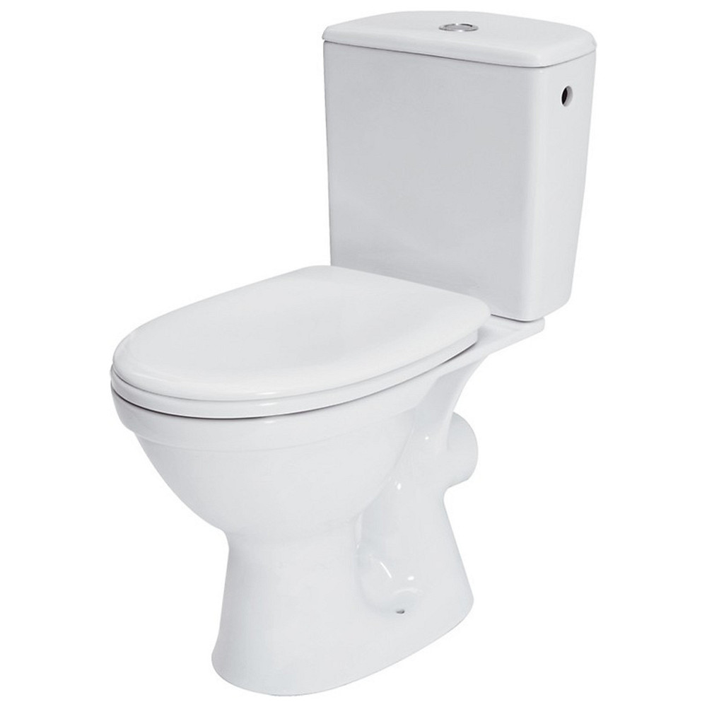 Компакт Cersanit 772 MERIDA 011 3/6 з кришкою поліпропілен з металевим кріпленням (000024287) Київ - фото 1