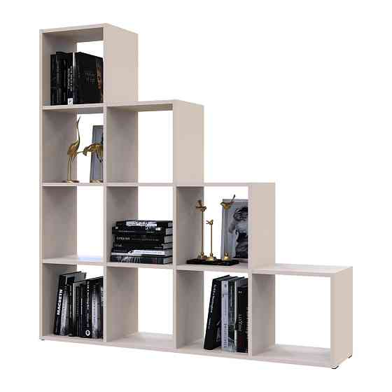 Стеллаж Doros Степь 4х4 Кашемир открытый 136.2х28.8х140.7 DRS-011771 (41516168) Днепр