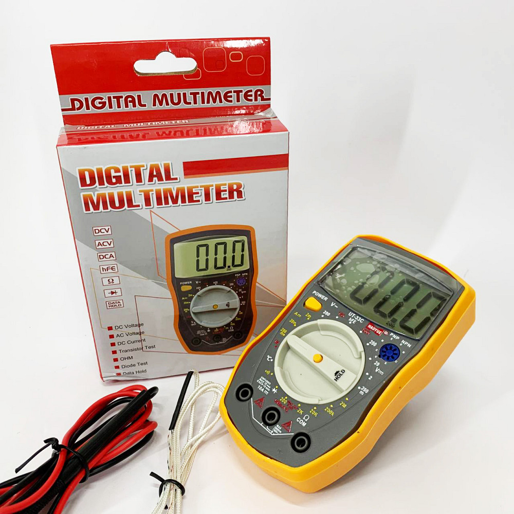 Мультиметр для електротехніки HAOYUE DT-33C, Мультиметр з високою роздільною здатністю GK-57 Івано-Франківськ - фото 5