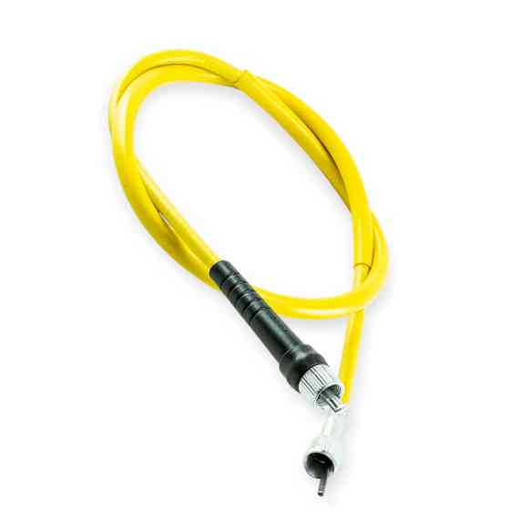 Трос скутер 4 т китай -50, 60, 80, 125, 150 (квадрат-вилка) 930мм желтый спидометра Мукачево