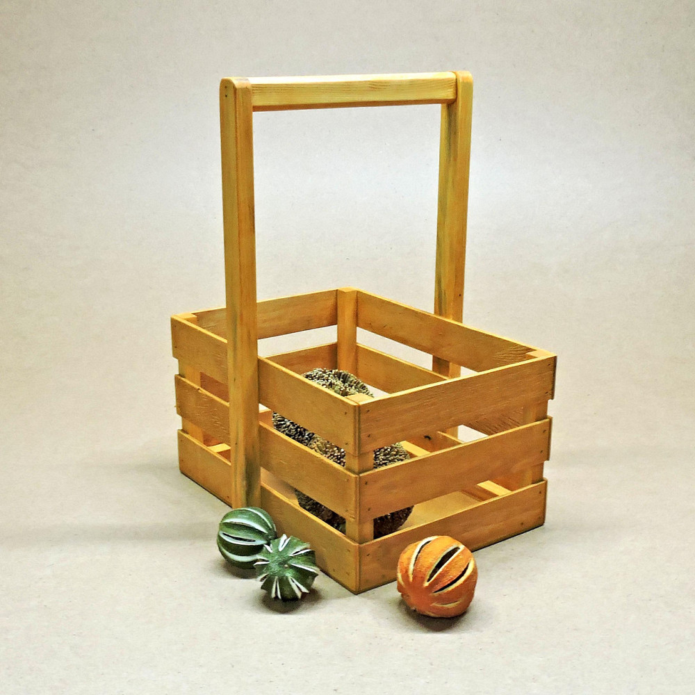 Подарунковий кошик "Шеллі 18х30" каррі Миколаїв - фото 1