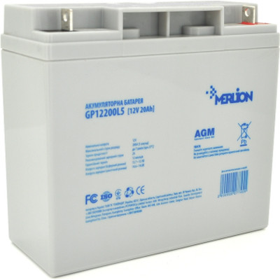 Батарея к ИБП Merlion GP12200L5 12V-20Ah (GP12200L5) Винница - изображение 1