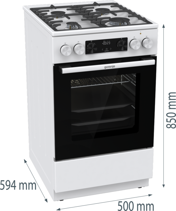 Комбінована плита Gorenje GKS5C73WF (FM514D-FPD4B) (7085842) Київ - фото 5