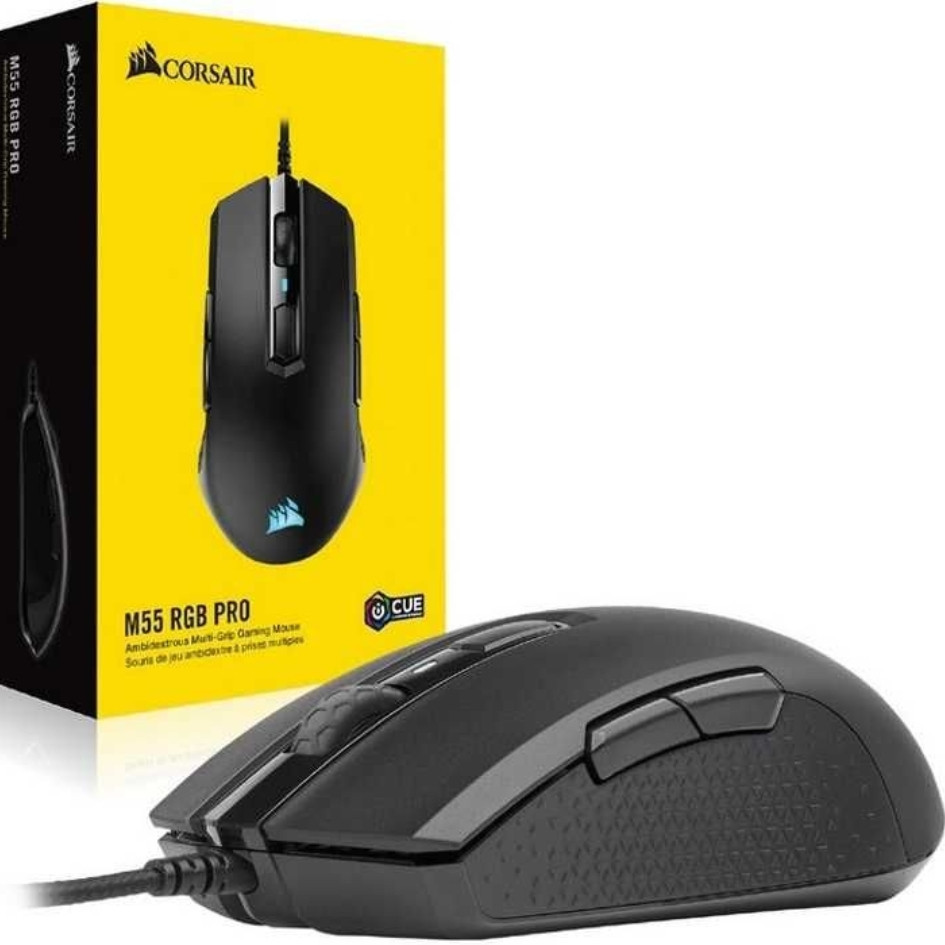 Миша дротова ігрова: Corsair M55 RGB Pro Black. Київ - фото 1