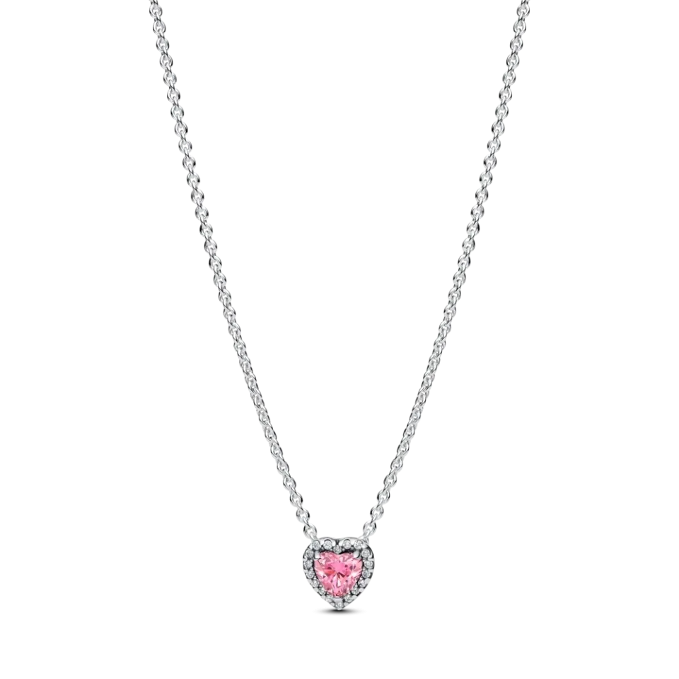 Срібне намисто Pandora Рожеве серце 398425C02 Київ - фото 1