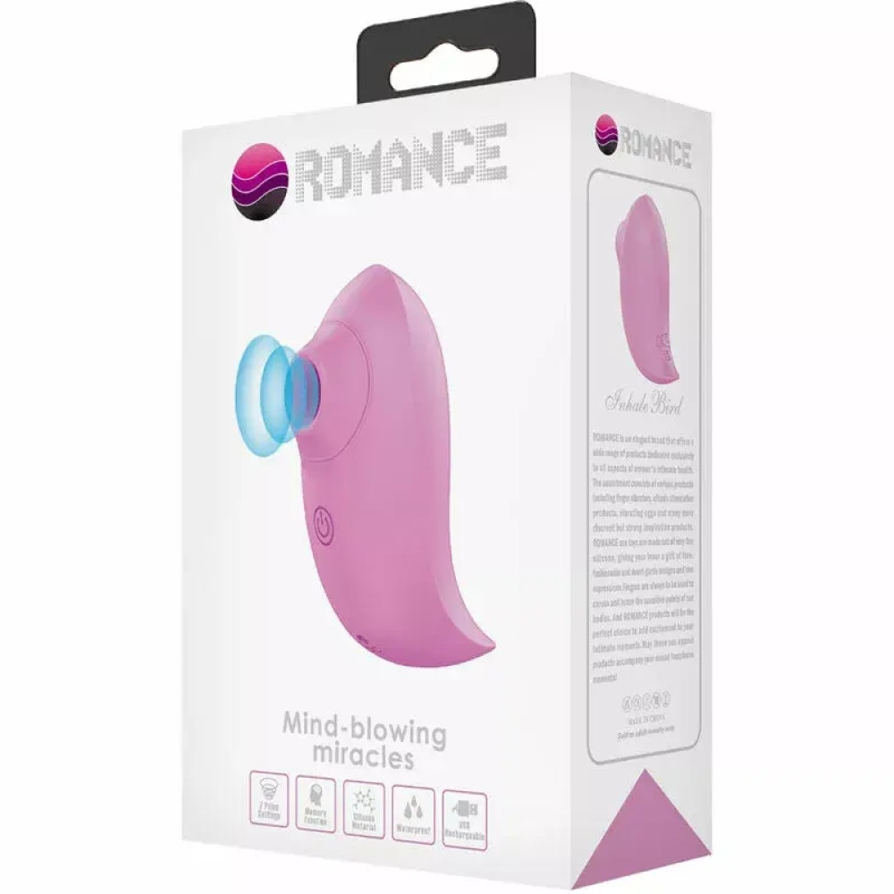 Вакуумный стимулятор клитора PRETTY LOVE Romance, 7 вибраций, розовый Sex Aura Киев - изображение 8