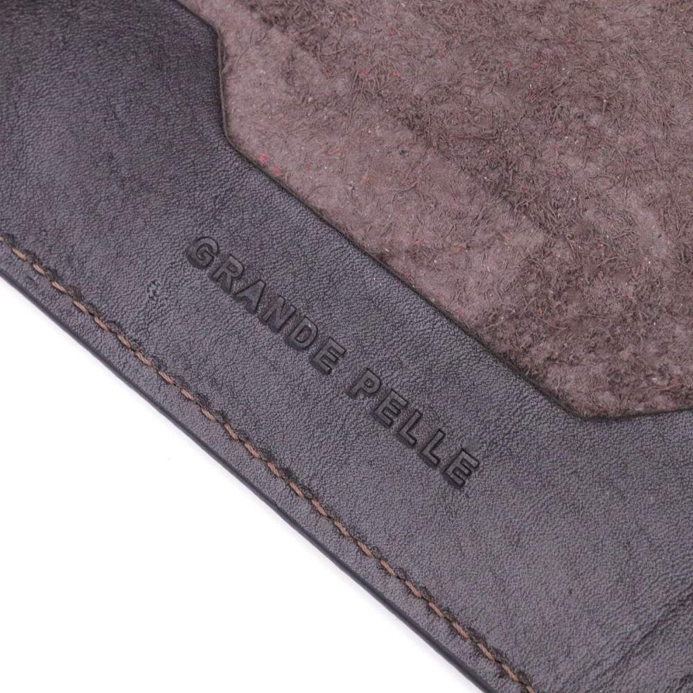 Кожаная обложка на паспорт Карта GRANDE PELLE 16774 Коричневая Киев - изображение 6