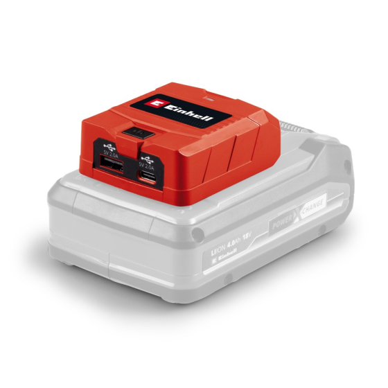 Аккумуляторный адаптер для зарядки USB-устройств Einhell TC-CP 18 Li USB A/C-Solo (4514148) Киев