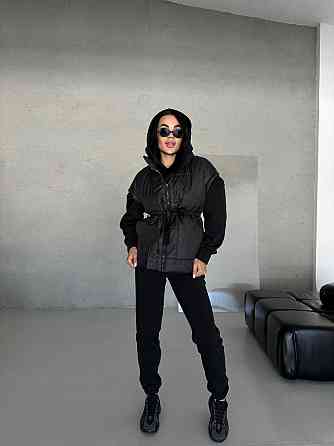 Женский теплый костюм тройка (жилетка+штаны+худи) Одесса