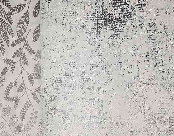Шпалери вінілові на флізеліні AS creation The Bos 0.53х10 під штукатурку ефект потертості м'ятні зі сріблом Київ