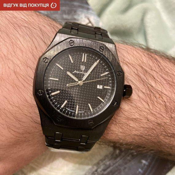 Чоловічий наручний годинник Poedagar Morion (Чорний) Вінниця - фото 7