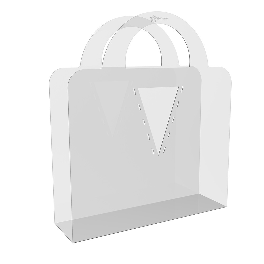 Сумка для квітів EKOSTAR 350х300х100 - 0.7 мм Київ - фото 1