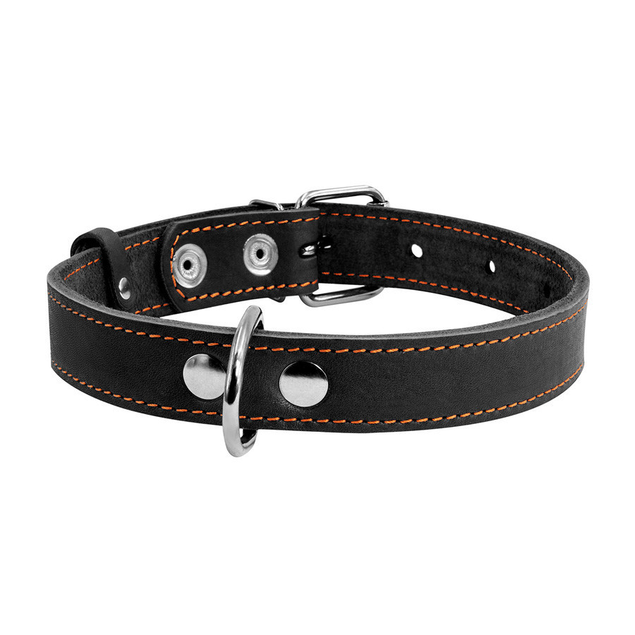 Нашийник "CoLLaR" одинарний (ширина 35мм, довжина 48-63см) чорний Київ - фото 2