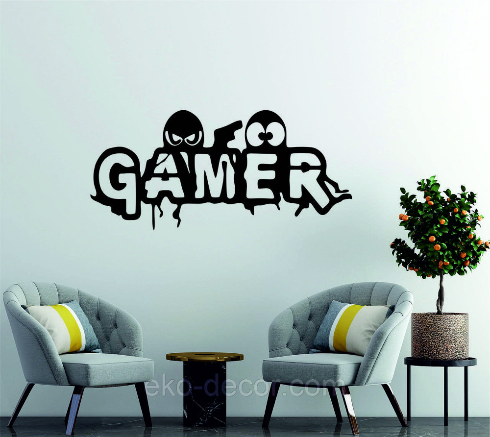 Декоративне настінне Панно «Геймер», Декор на стіну Київ - фото 7