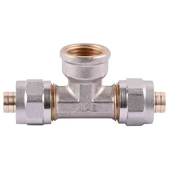 Тройник с внутренней резьбой APE ITALY 732 L 16x1/2″x16 (000000859) Киев