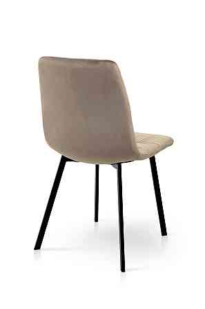 Стілець Авері чорний/велюр мокрий пісок Bluvel-40 Киев