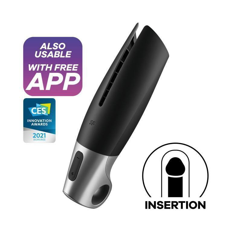 Смарт-мастурбатор Satisfyer Power Masturbator с вибрацией Sex Aura Киев - изображение 1