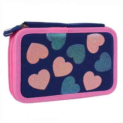 Пенал Yes Bright Hearts HP-01 твердий подвійний (533640) Винница