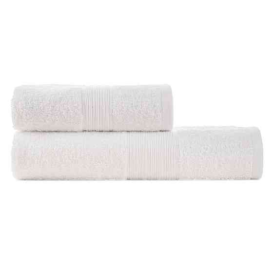 Полотенце банное Ideal Textile однотонное 500 г/м2 70х140 см (56860394) Білий 1 шт Черновцы