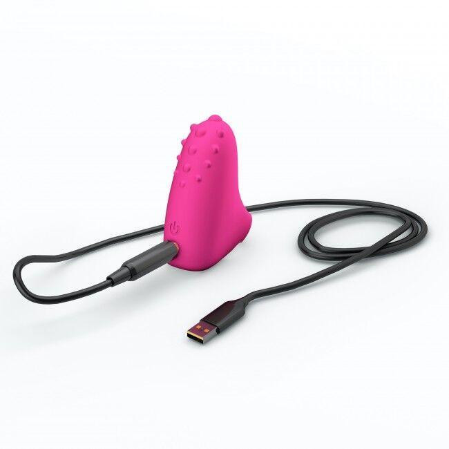 Вибратор на палец Dorcel MAGIC FINGER Rose перезаряжаемый, 3 режима работы Sex Aura Киев - изображение 5