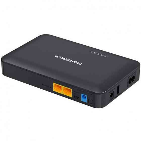 ДБЖ Marsriva DC UPS для роутерів KP2Ultra 240VAC 2xDC+PoE24V1A+USB OUT, 2x5V/9V/12V2.5A 30W 16000Ah Київ