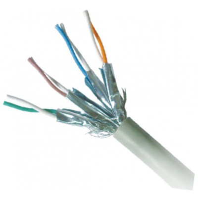 Патч-корд 2м S/FTP Cat 6A CU LSZH grey Cablexpert (PP6A-LSZHCU-2M) Винница - изображение 2