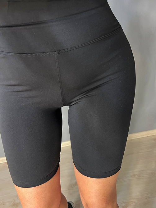 Шорти жіночі Oysho 114 велосипедки з логотипом чорні, чорний, XL Київ - фото 6