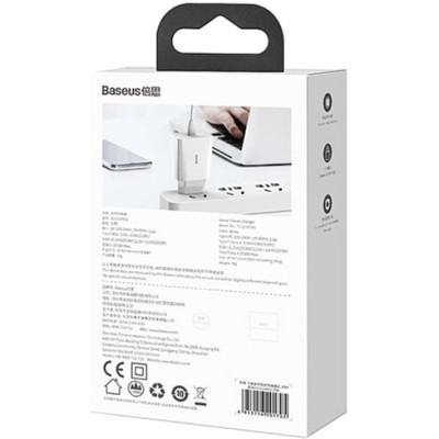 Зарядний пристрій Baseus Speed Mini Quick Charger White (CCFS-SN02) Вінниця - фото 10
