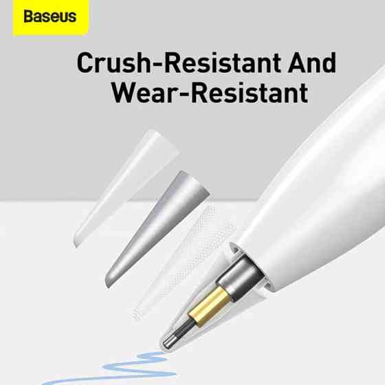 Змінні наконечники для стилуса Baseus Smooth Writing Capacitive Stylus Tips Moon White（2pcs） Одеса