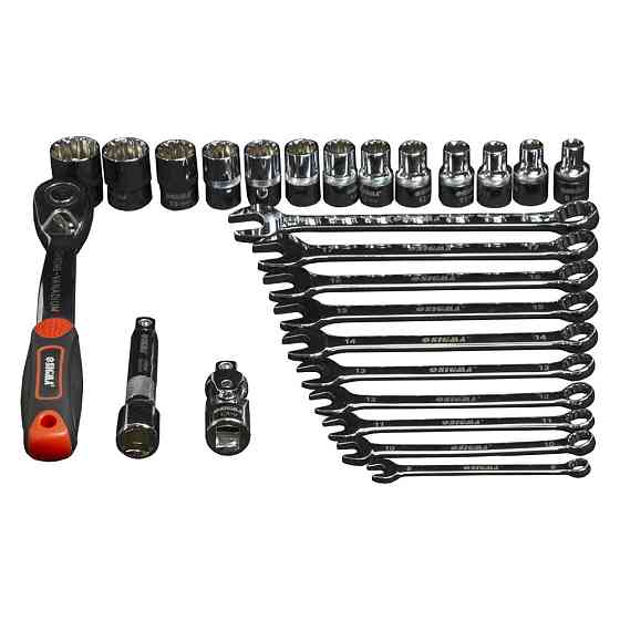 Набір насадок торцевих 1/2" + аксесуари 26 шт. CrV Taiwan ULTRA (700026z) Київ