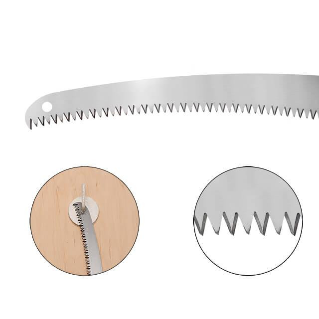 Ножовка садовая изогнутая, 330 мм, с металлической ручкой, пластиковый чехол INTERTOOL HT-3146 Киев - изображение 2