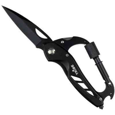 Ніж Tribe Carabiner Knife (T-MG-0014-black) Вінниця