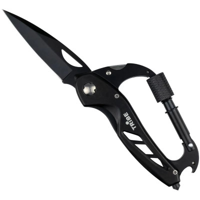 Ніж Tribe Carabiner Knife (T-MG-0014-black) Вінниця - фото 1