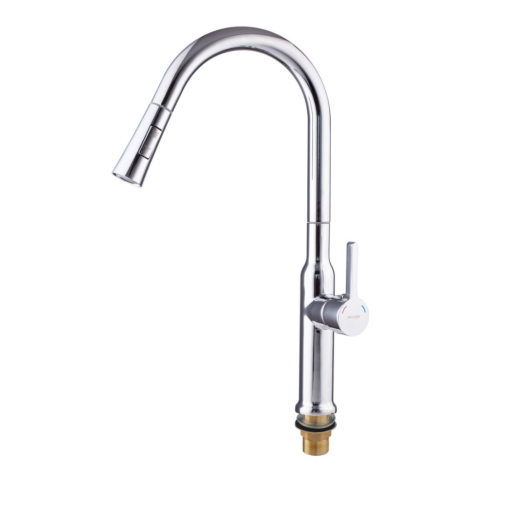 Кухонный смеситель Mixxus Premium PULL 014 с выдвижным изливом MI6958 Харьков - изображение 3