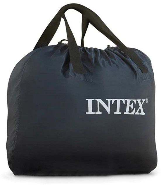 Надувная двуспальная кровать с USB электронасосом 203х152х46 Intex 64926 бежевая Киев - изображение 4