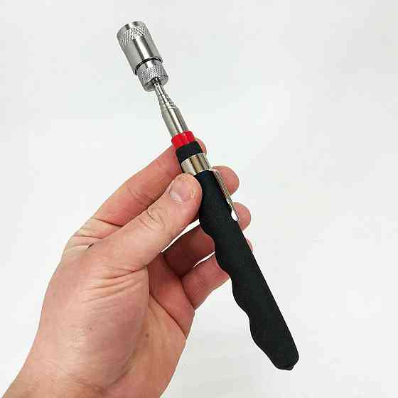 Телескопічний магніт з підсвічуванням для вилучення з важкодоступних місць 19-80 см NL-62 Івано-Франківськ