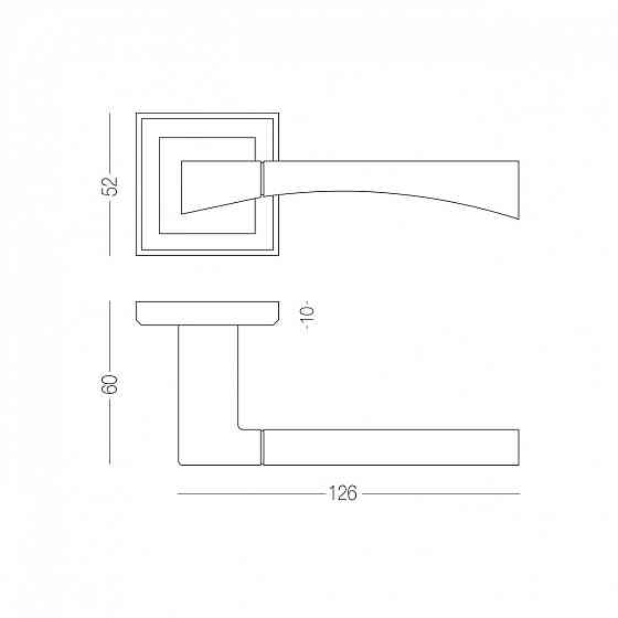 Ручка Z-1257 SN/CP Матовый никель/полированный хром Киев