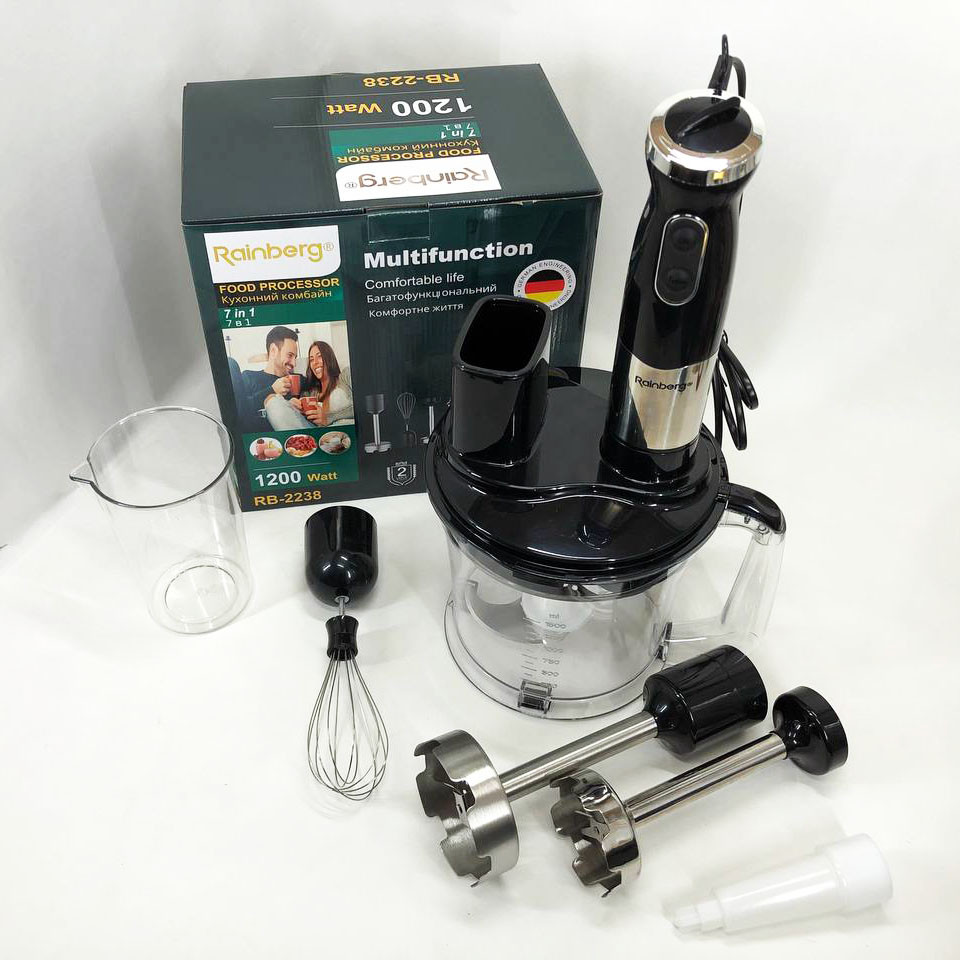 Хороший електричний блендер, Подрібнювач для кухні металевий, Багатофункціональний блендер TM-23 Івано-Франківськ - фото 5