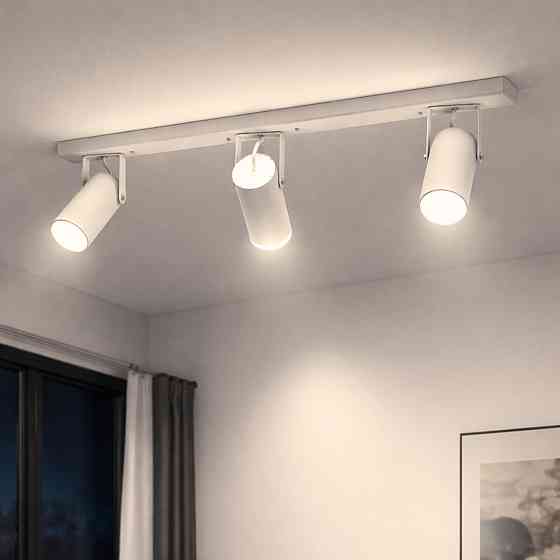 Светильник потолочный спот поворотный MSK Electric Focus под три лампы Е27 белый  NL 14050-3 WH Одесса