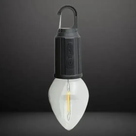 Акумуляторна підвісна лампа Camping Lamp T-03: кемпінговий LED ліхтар з карабіном, Type-C та 3 режимами Одеса
