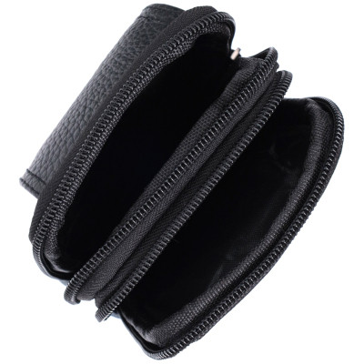 Сумка Vintage На пояс из натуральной кожи Черная (22736) Винница - изображение 3